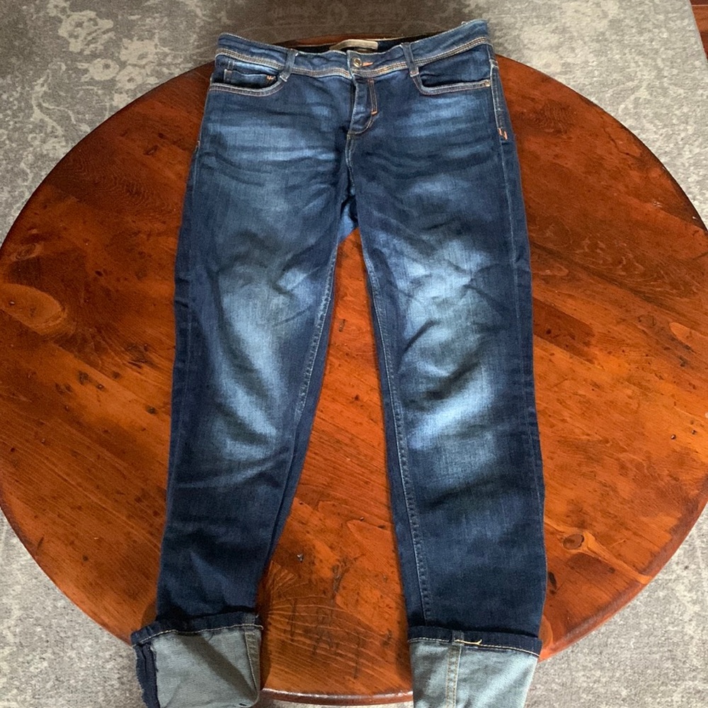 ZARA DEEP BLUE (skinny jeans) (basics) (soft feel)